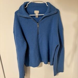 H&M blue sweater